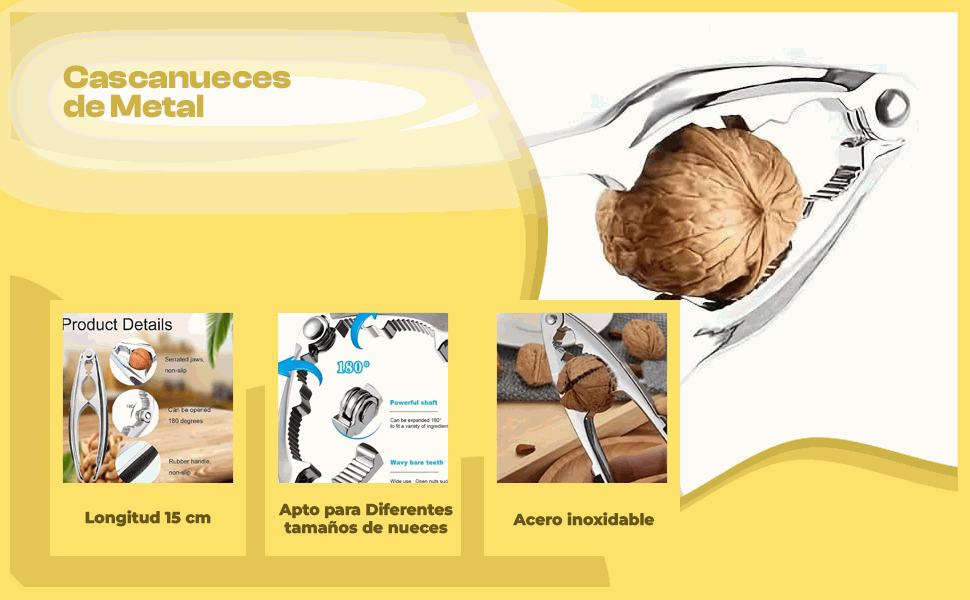 Banner - Cascanueces Multifuncional metálico