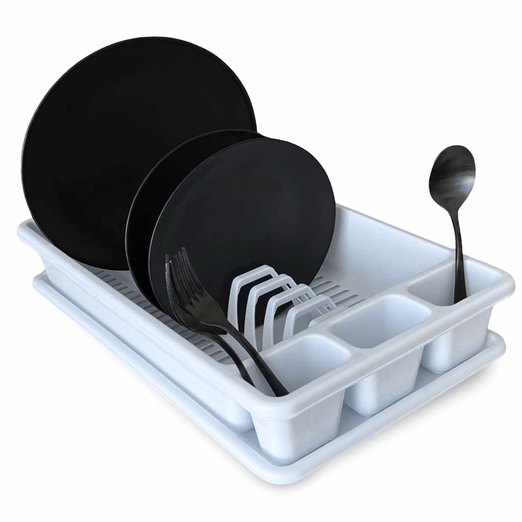Escurreplato de plastico 45 x 26.5 cm Blanco