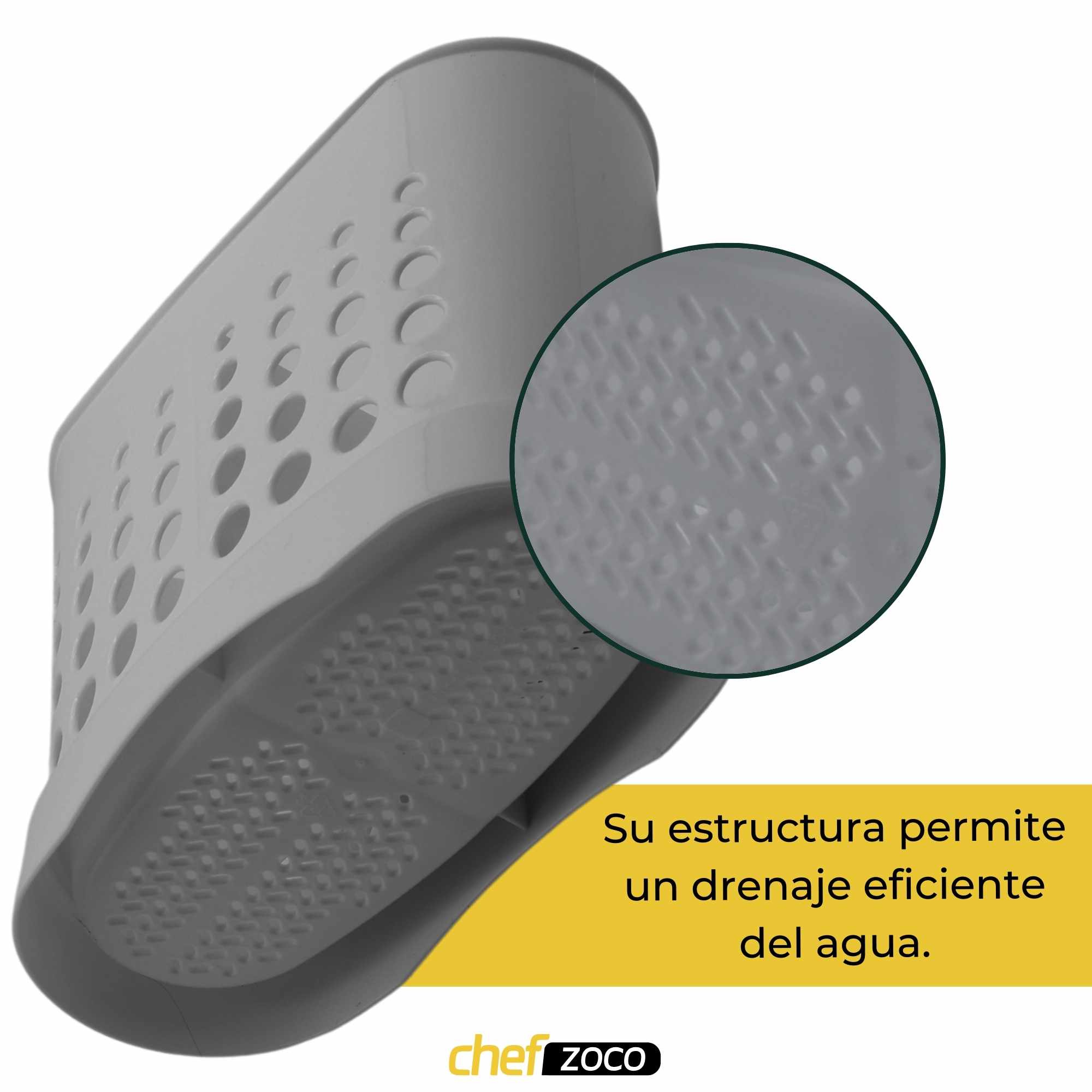 Escurrecubiertos de plastico clásico gris - imagen 5