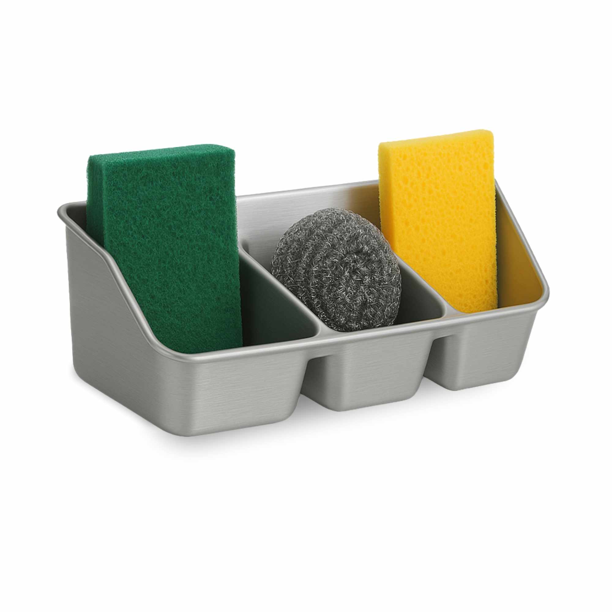 Organizador fregadero estropajero plastico Gris - imagen 1
