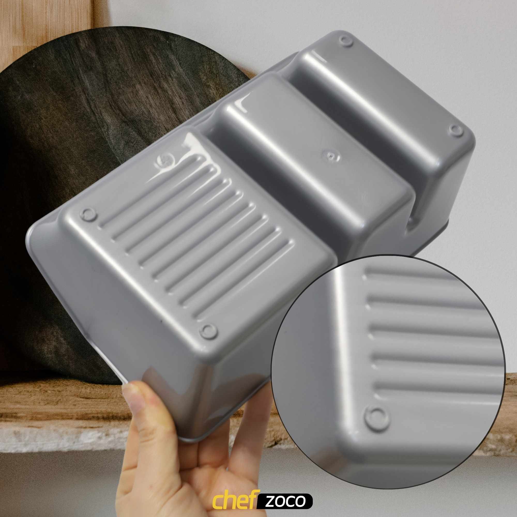 Organizador fregadero estropajero plastico Gris - imagen 6