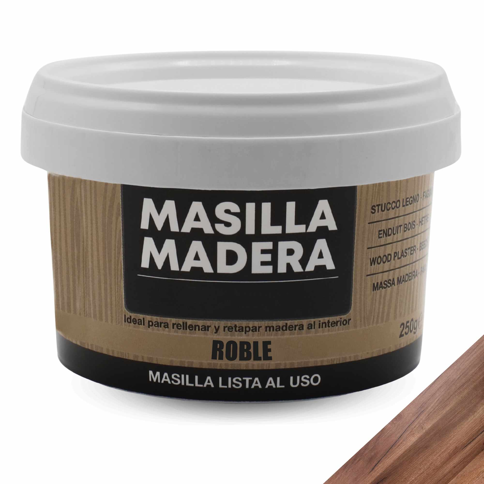 Masilla madera roble 250 gramos