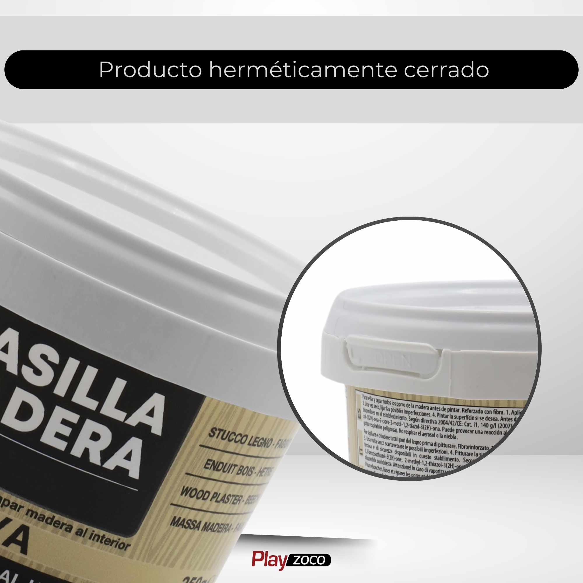 Masilla madera nogal 250 gramos - imagen 6