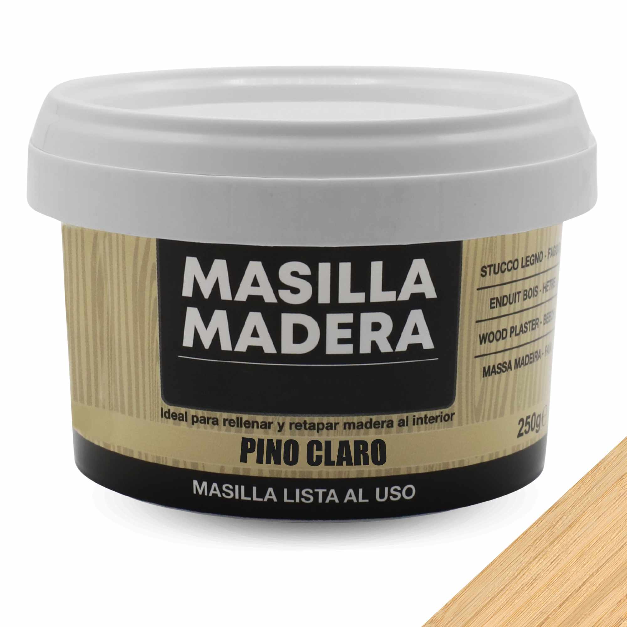 Masilla Madera Pino Claro 250 Gramos