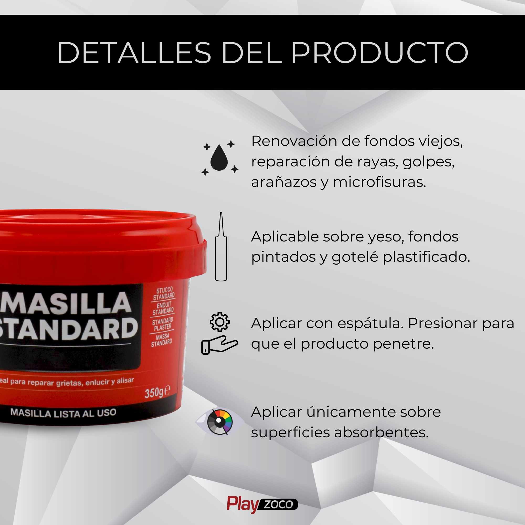 Masilla Standard 350 gramos - imagen 3