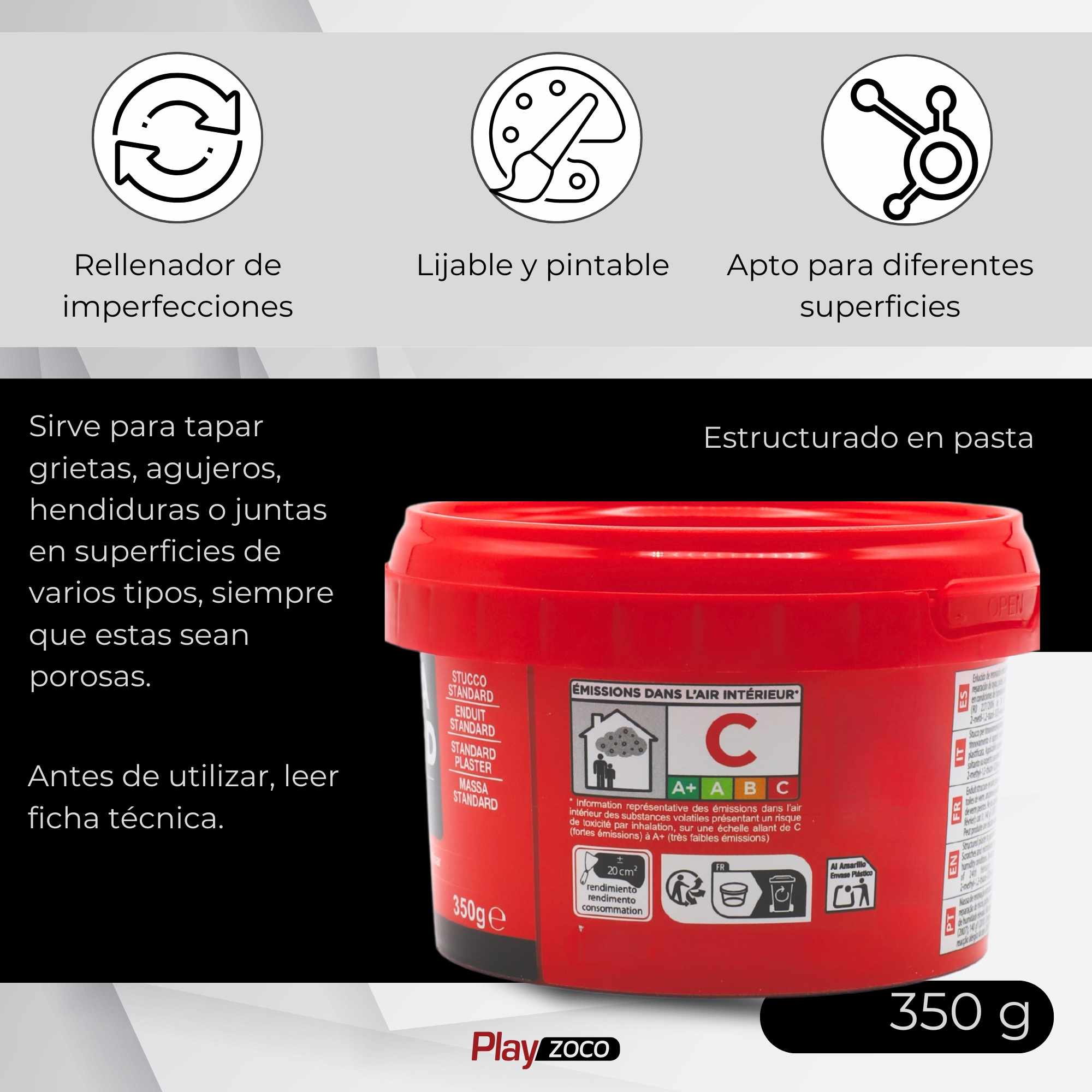 Masilla Standard 350 gramos - imagen 5