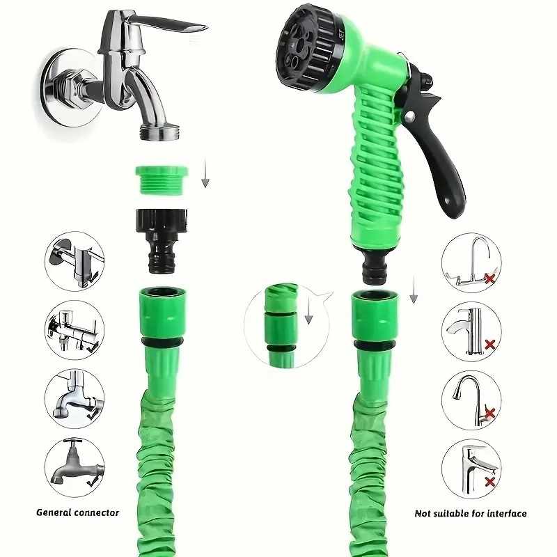 Manguera jardin Extensible hasta 7.50 metros incluye pistola - imagen 5
