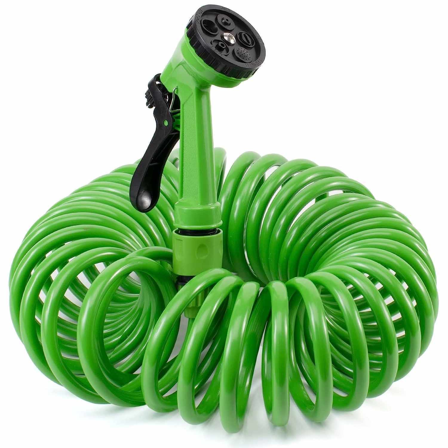 Manguera en espiral Extensible hasta 10 metros incluye pistola