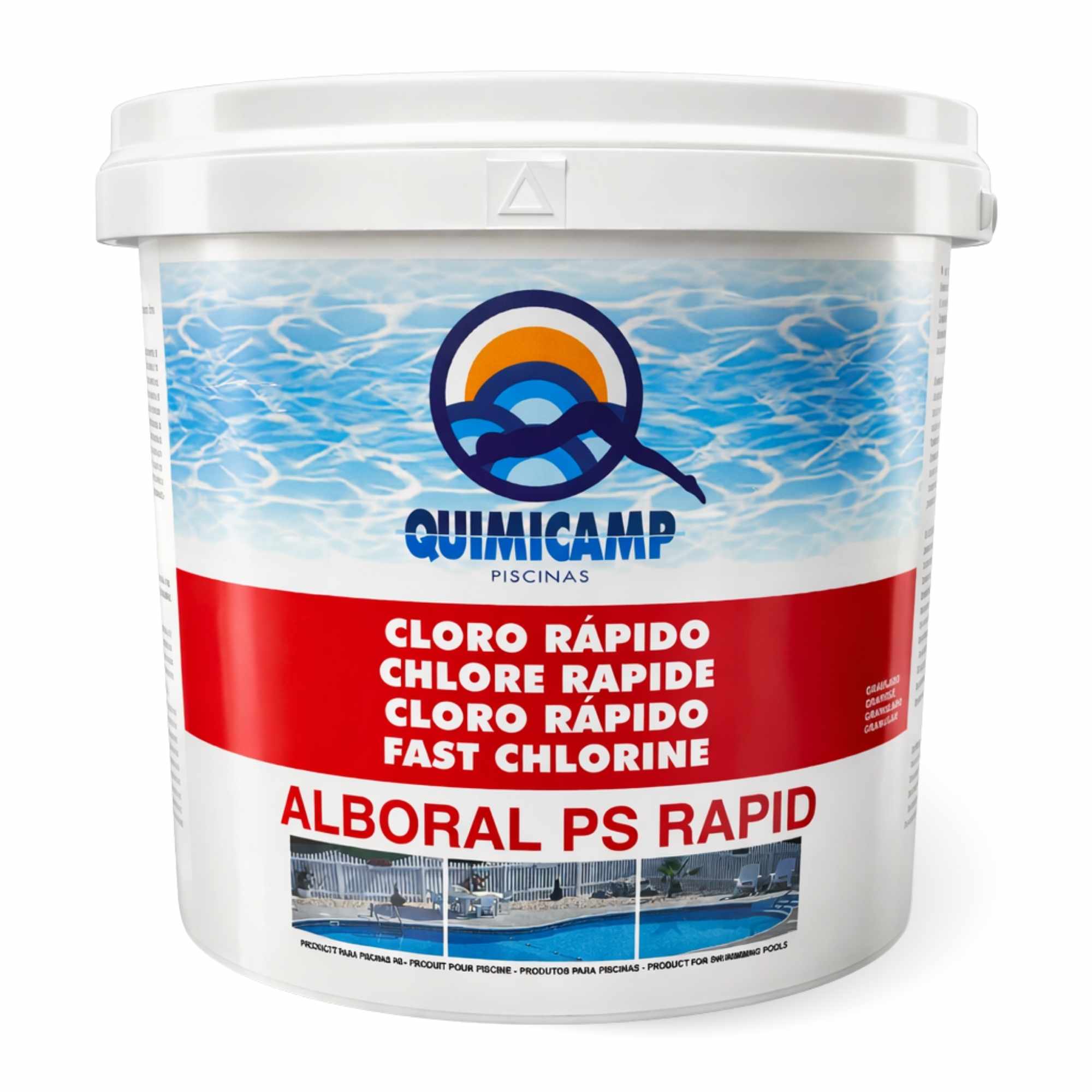 Cloro Choque Accion Rapida 5 Kg granulado recuperador de agua
