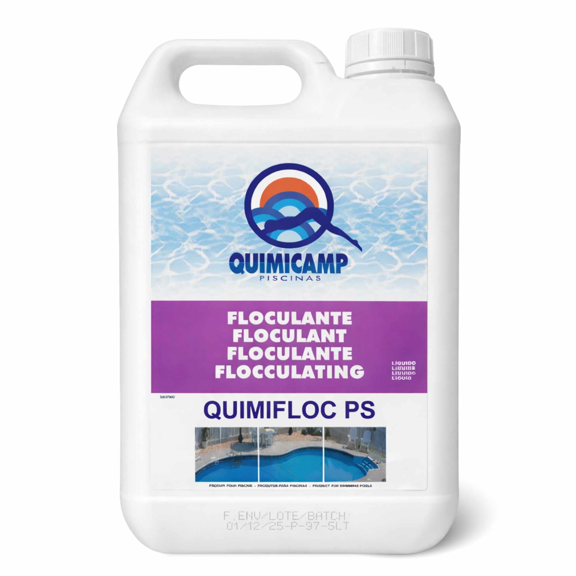 Floculante Liquido para Piscinas eliminador turbidez 5 Litros
