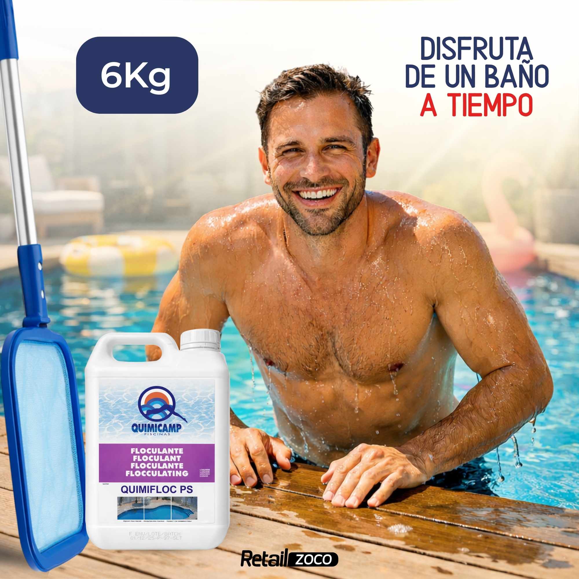 Floculante Liquido para Piscinas eliminador turbidez 5 Litros - imagen 5