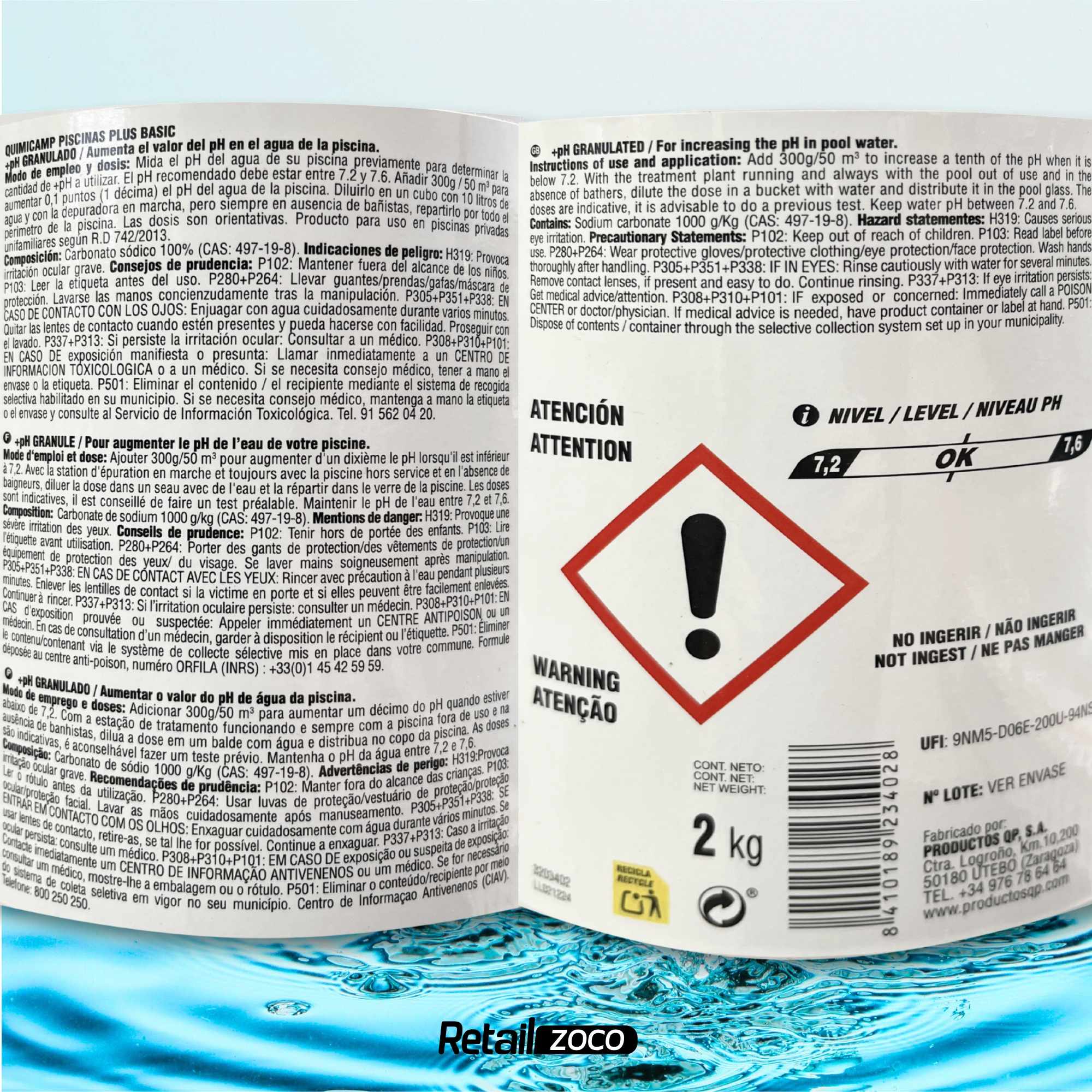 Incrementador de pH Solido en grano 2 Kg - imagen 6