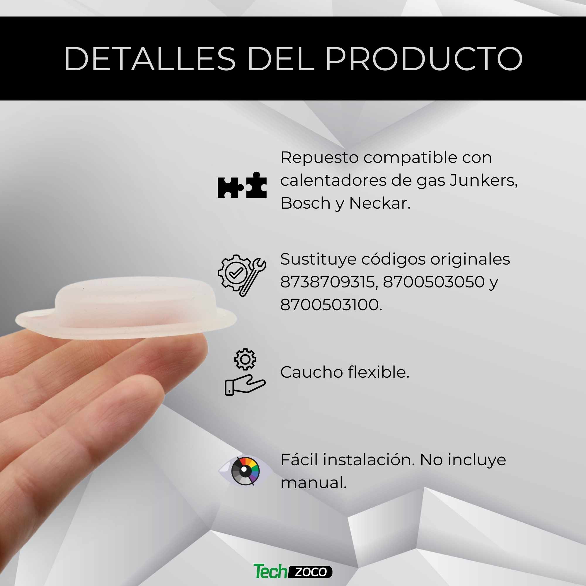 Membrana Calentador Neckar 8738709315 - imagen 3