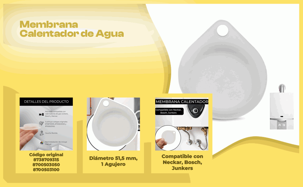 Banner - Membrana Calentador Neckar 8738709315