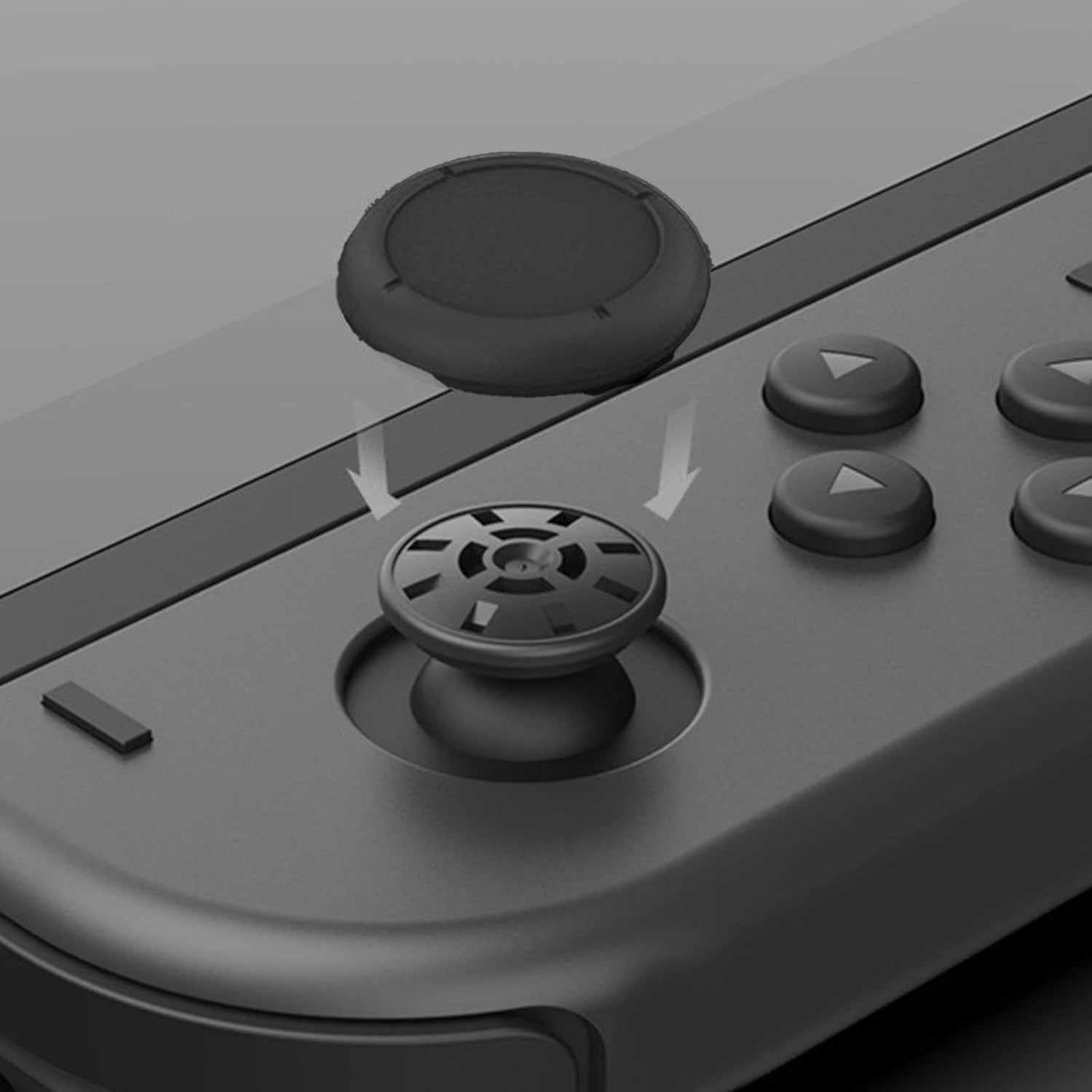 Cubiertas Joystick Analogico Nintendo Switch (6 uds) Negro - imagen 3