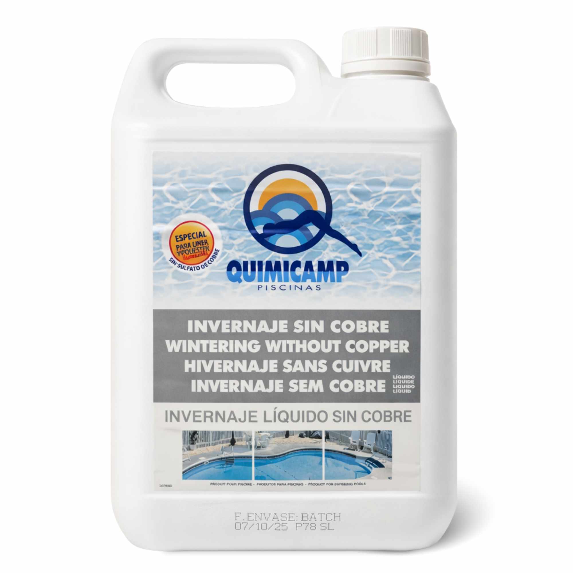 Invernador Liquido para Piscinas Liquido 5 litros - imagen 1