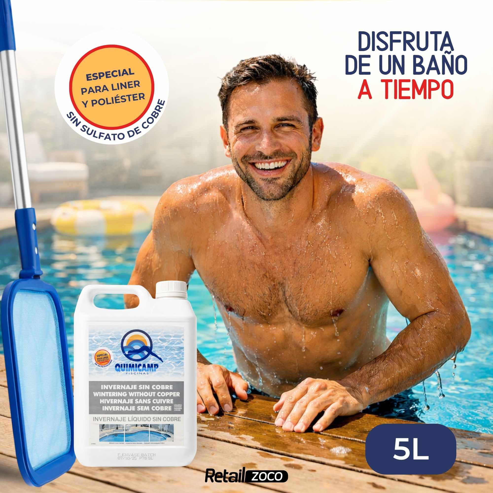 Invernador Liquido para Piscinas Liquido 5 litros - imagen 5