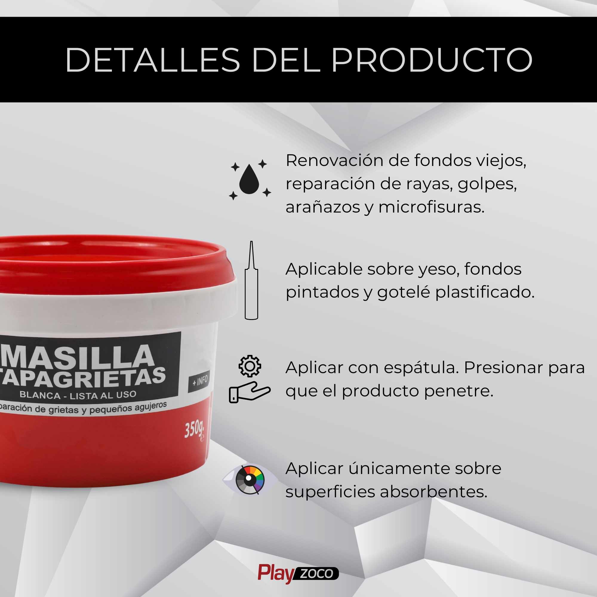 Masilla Tapagrietas 350 gramos - imagen 3