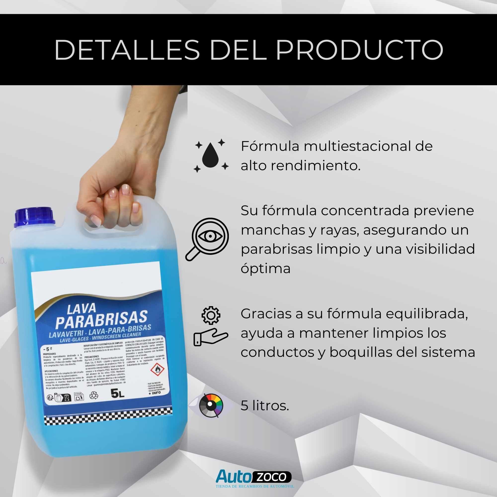 Lavaparabrisas Liquido 5 Litros - imagen 4