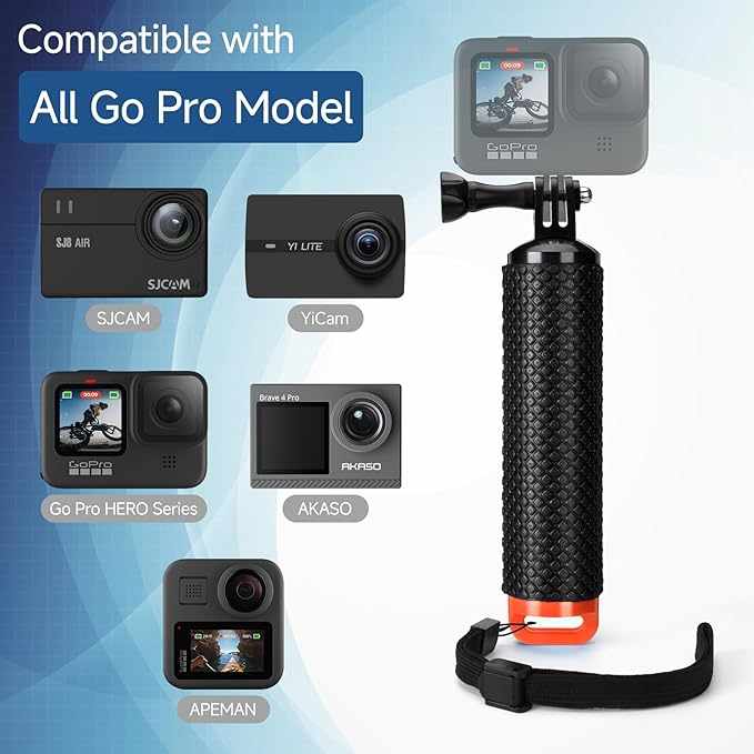 Palo Flotante para Cámara deportiva compatible con GoPro - imagen 2