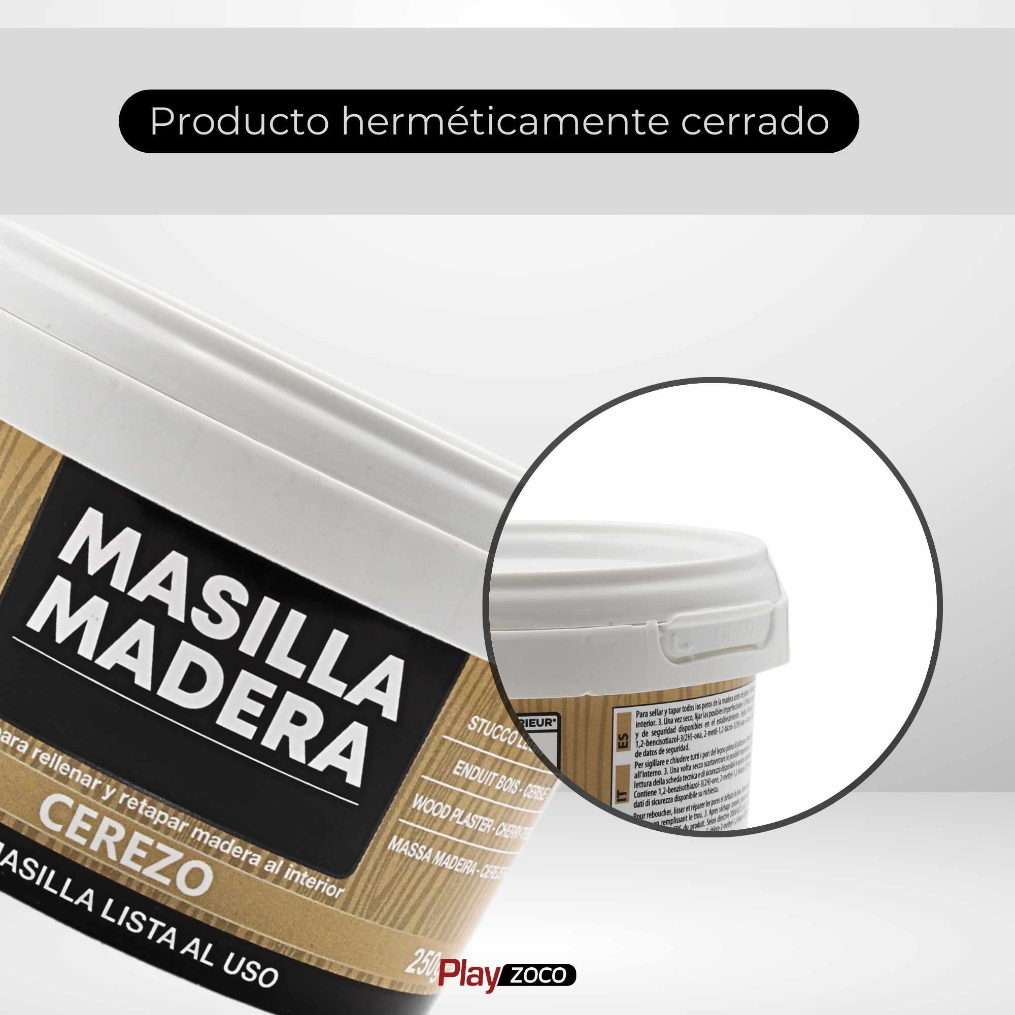 Masilla madera cerezo 250 gramos - imagen 6