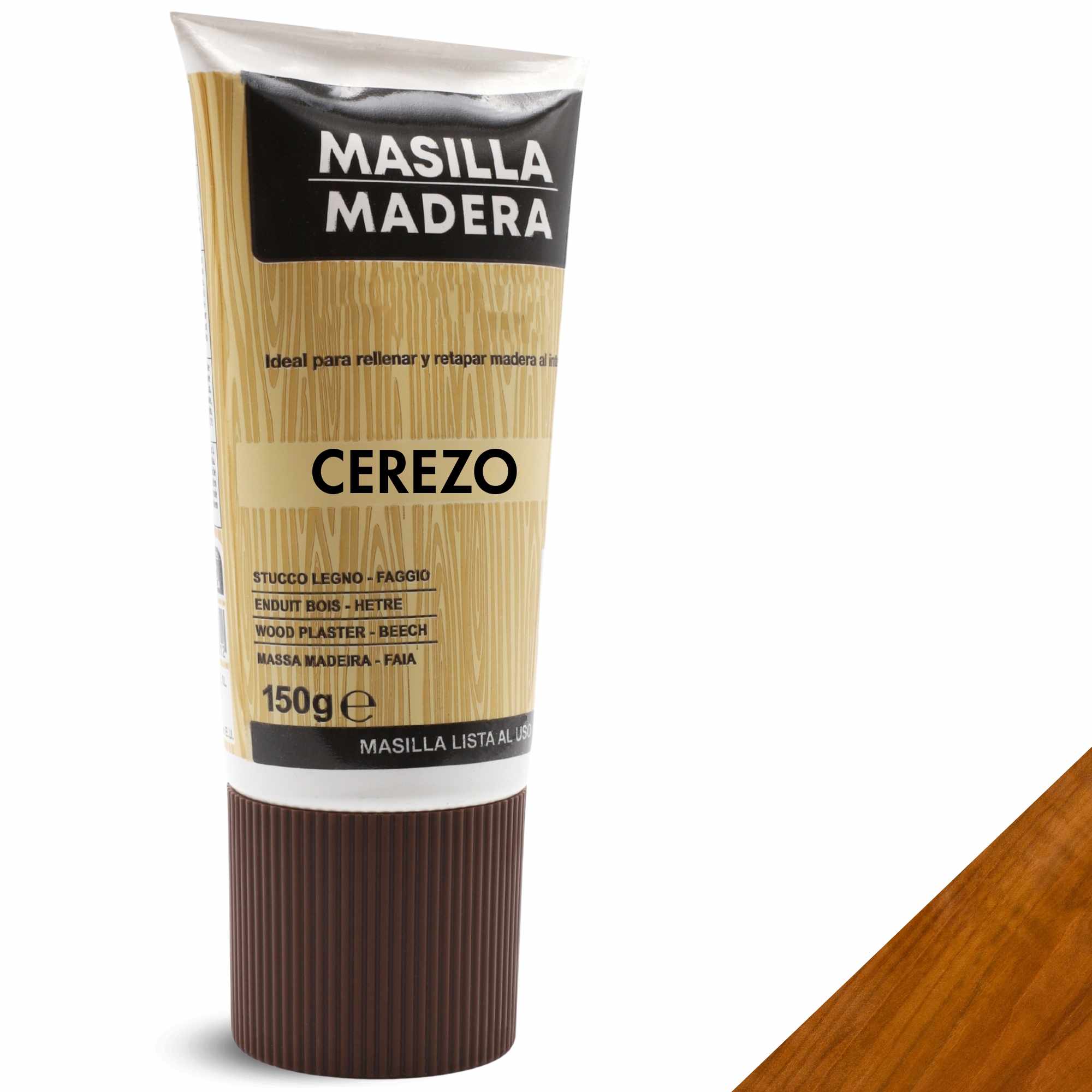 Masilla madera cerezo en tubo 150 gramos