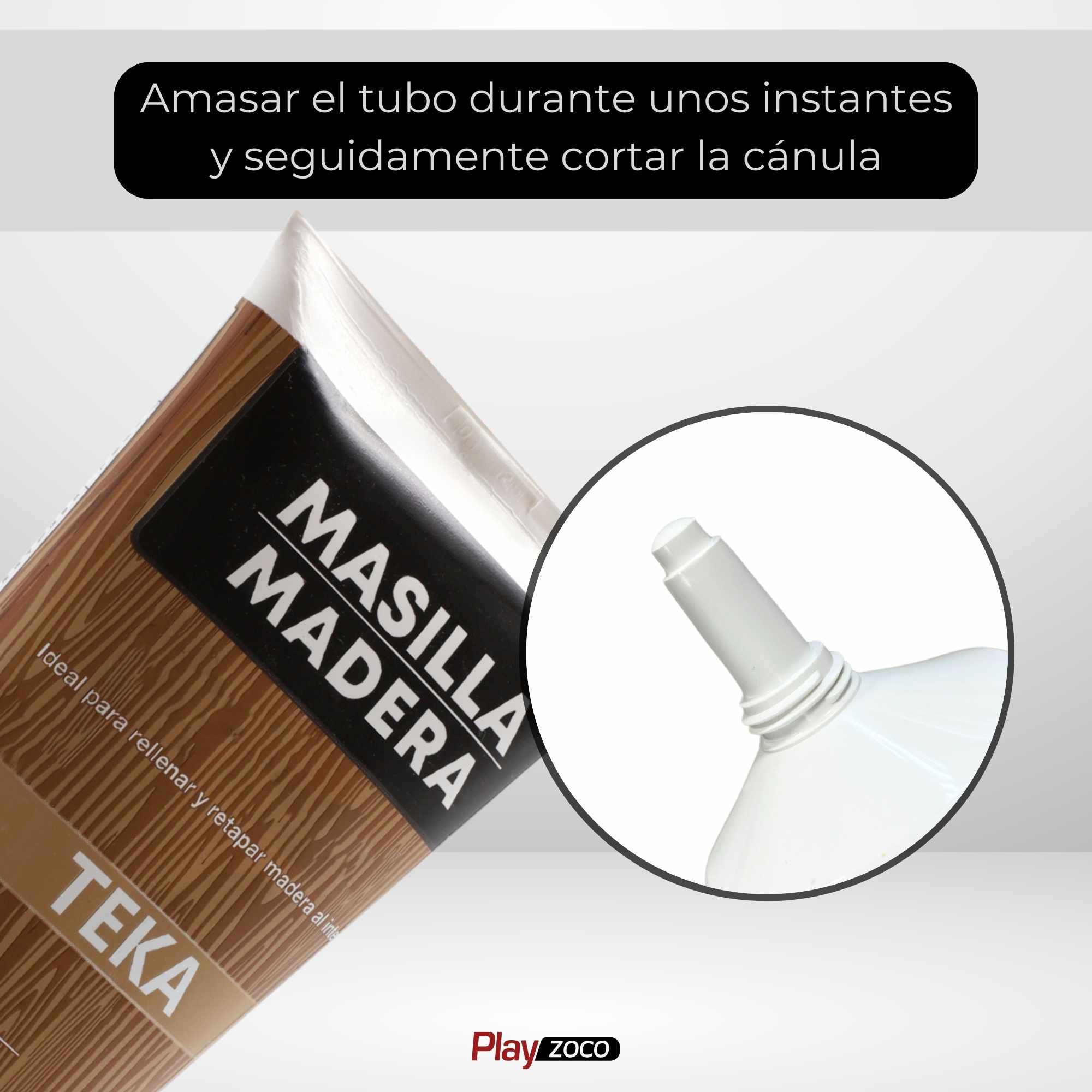 Masilla madera Teka en tubo 150 gramos - imagen 6