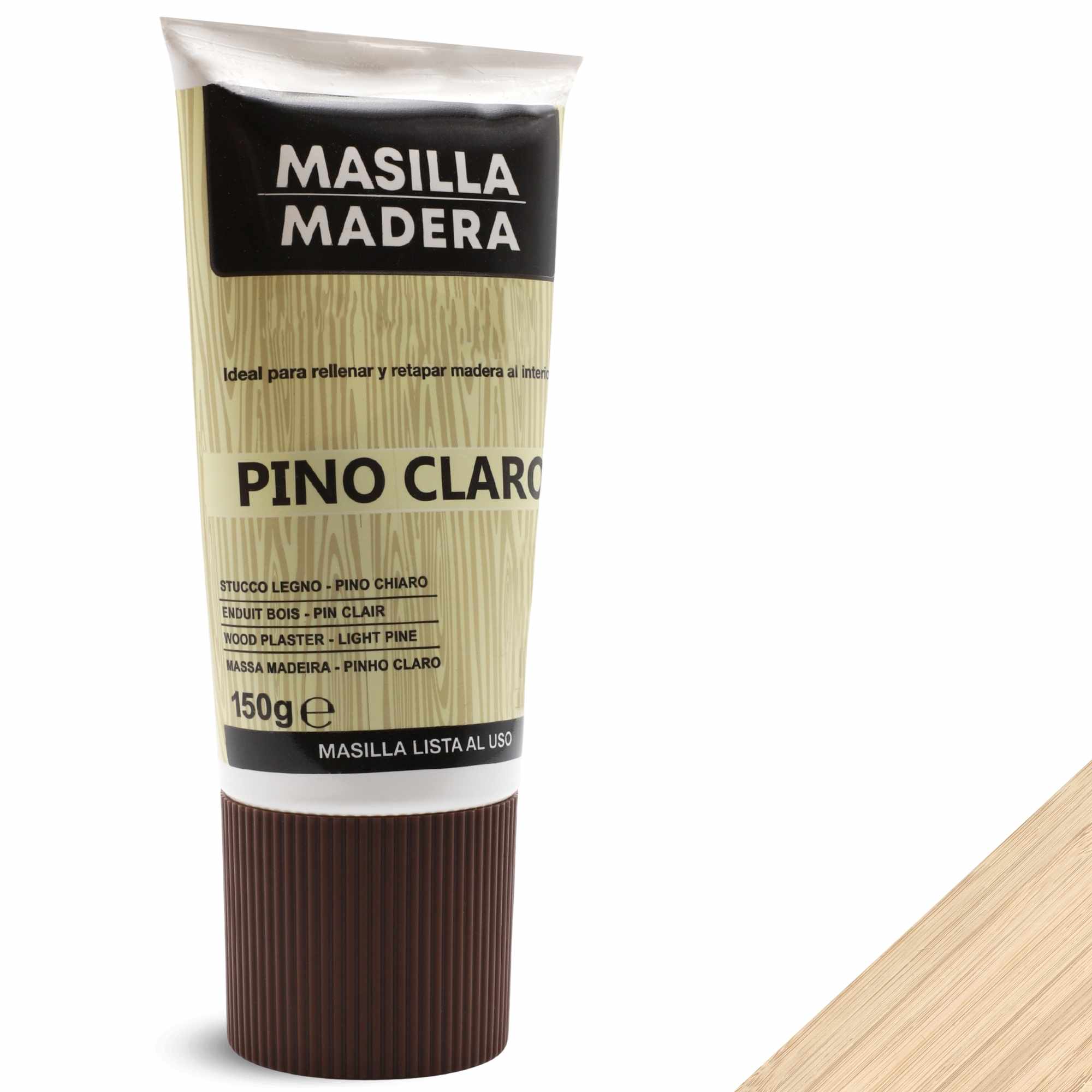 Masilla Madera Pino Claro En Tubo 150 Gramos