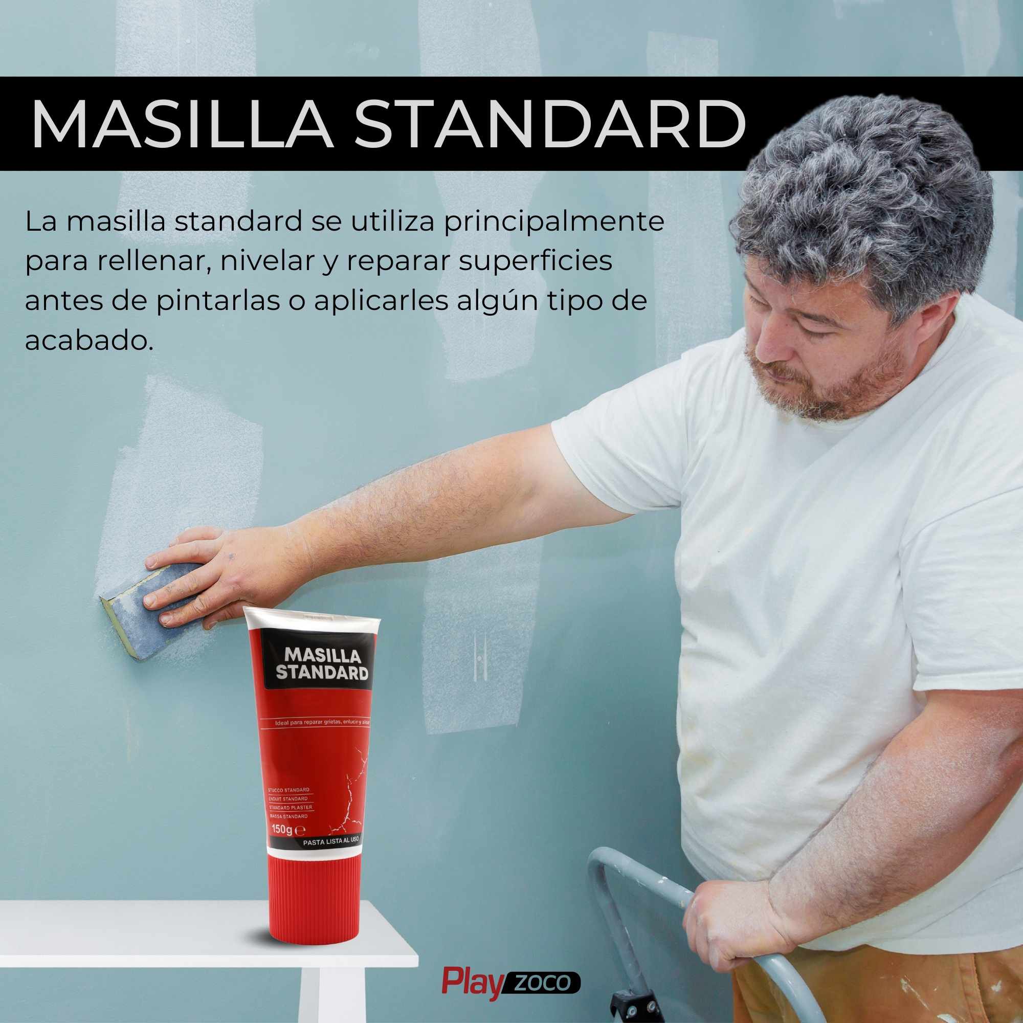 Masilla Standard en tubo 150 gramos - imagen 2