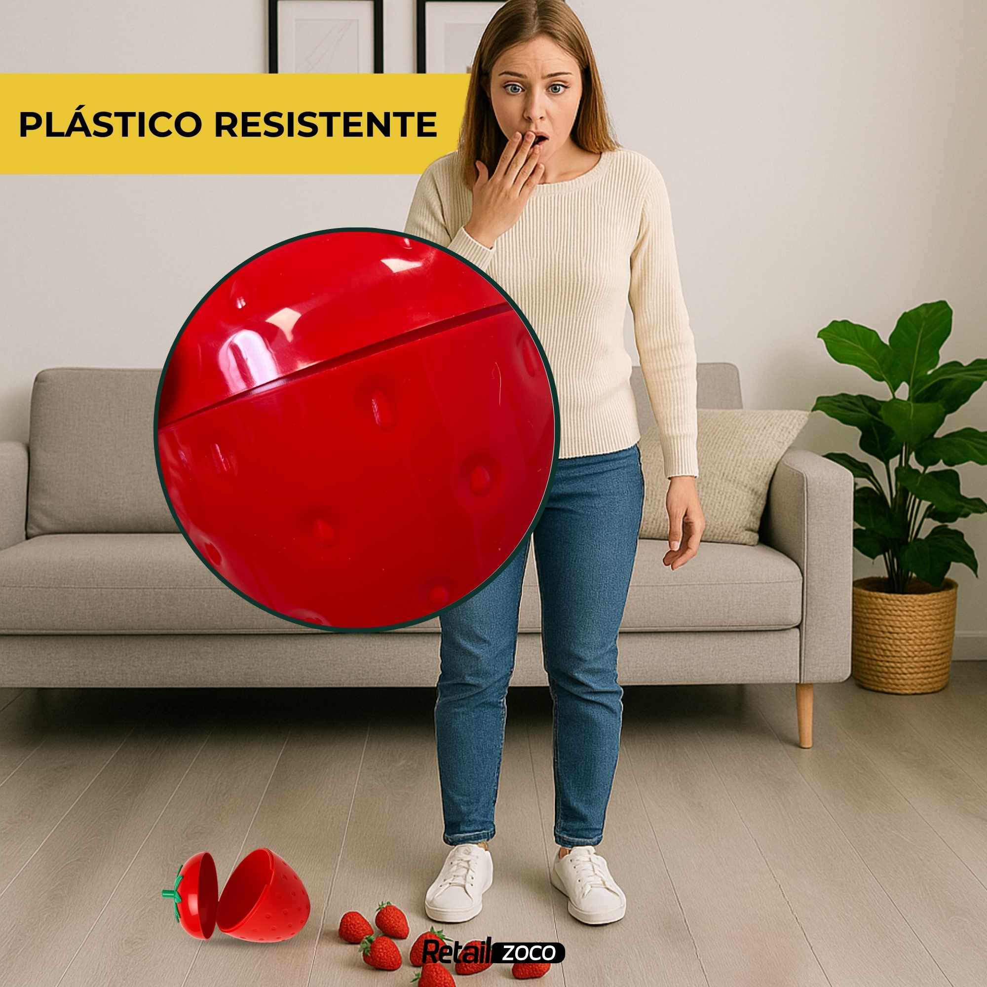 Guarda Fresas de plástico - imagen 5