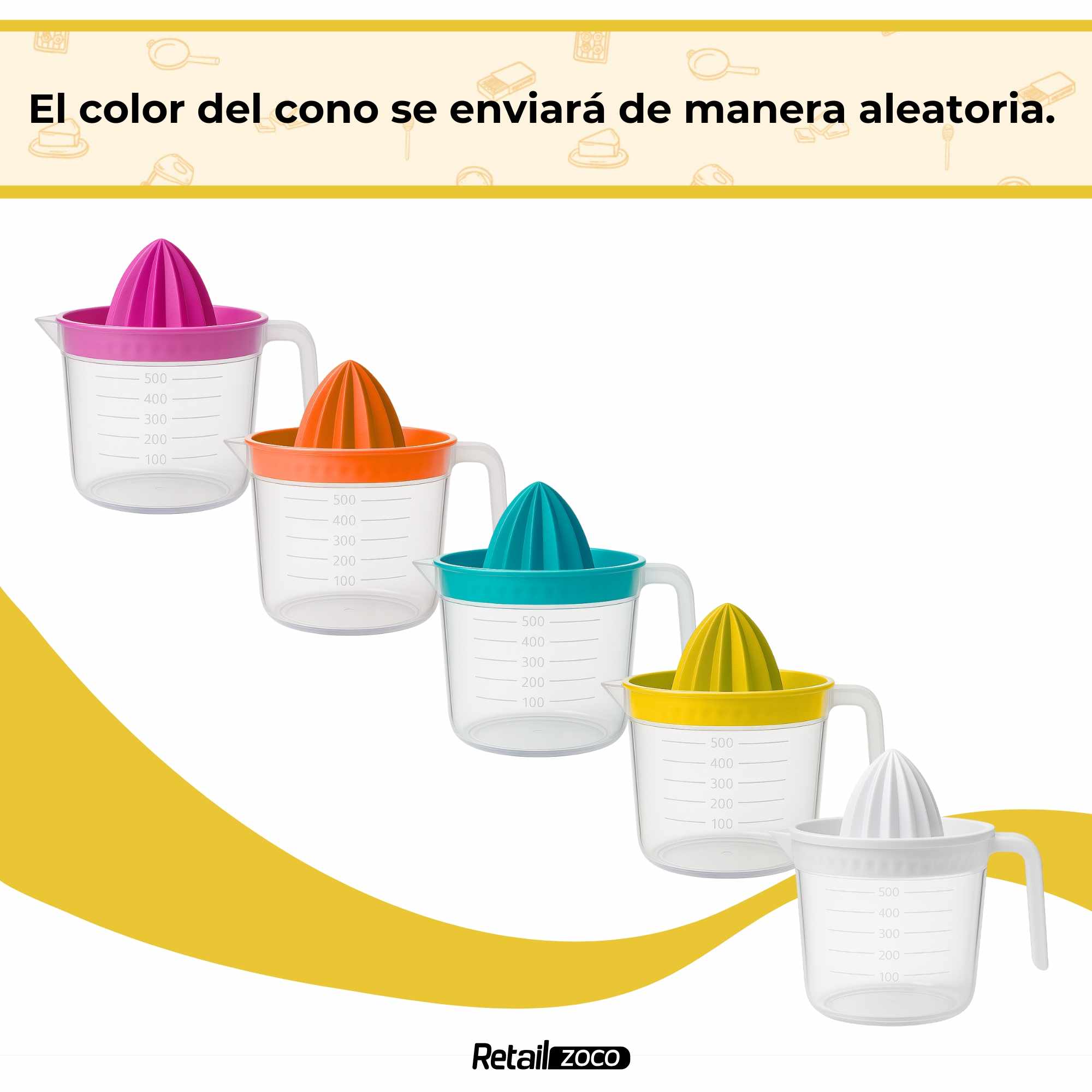 Exprimidor de plástico Jarra 600 Ml - imagen 6