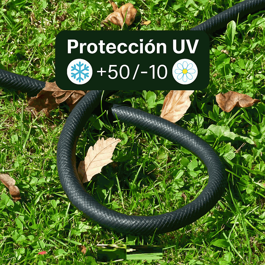 Set Manguera jardin 12 mm 3/4 pulgadas 10 Metros de 4 capas - imagen 4