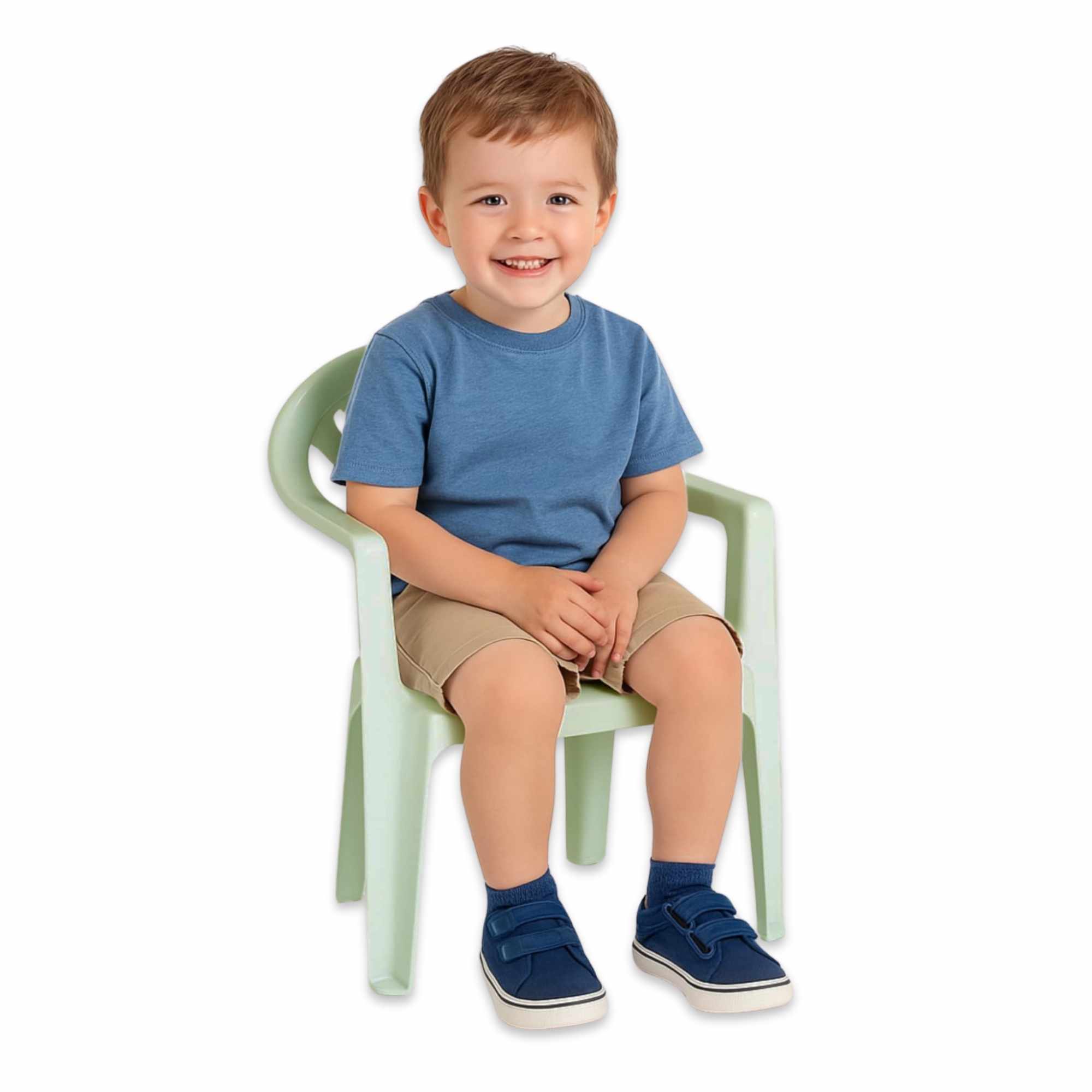 Silla infantil de plástico Verde claro