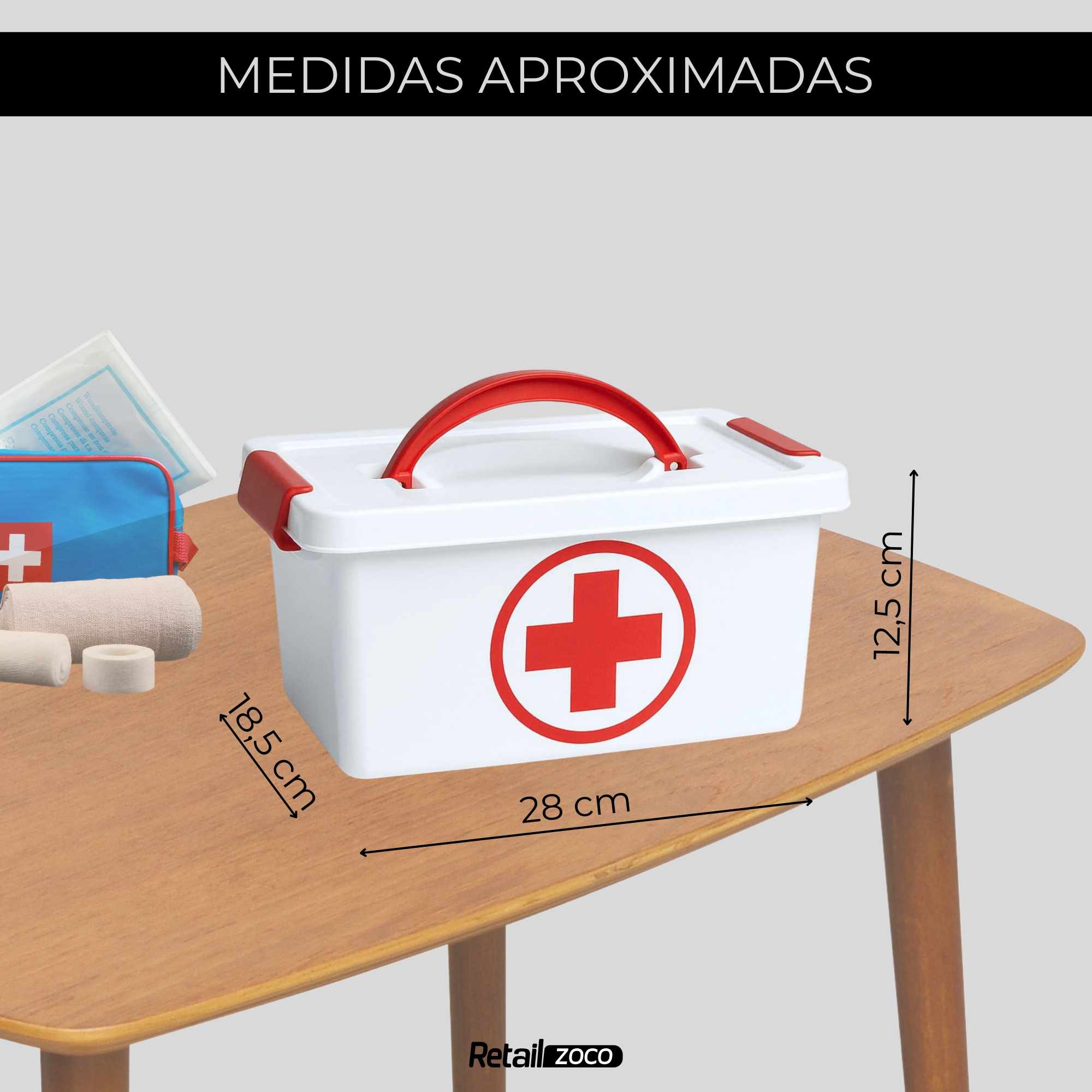 Caja botiquin Primeros Auxilios con Tapa y asa 4 Litros - imagen 6