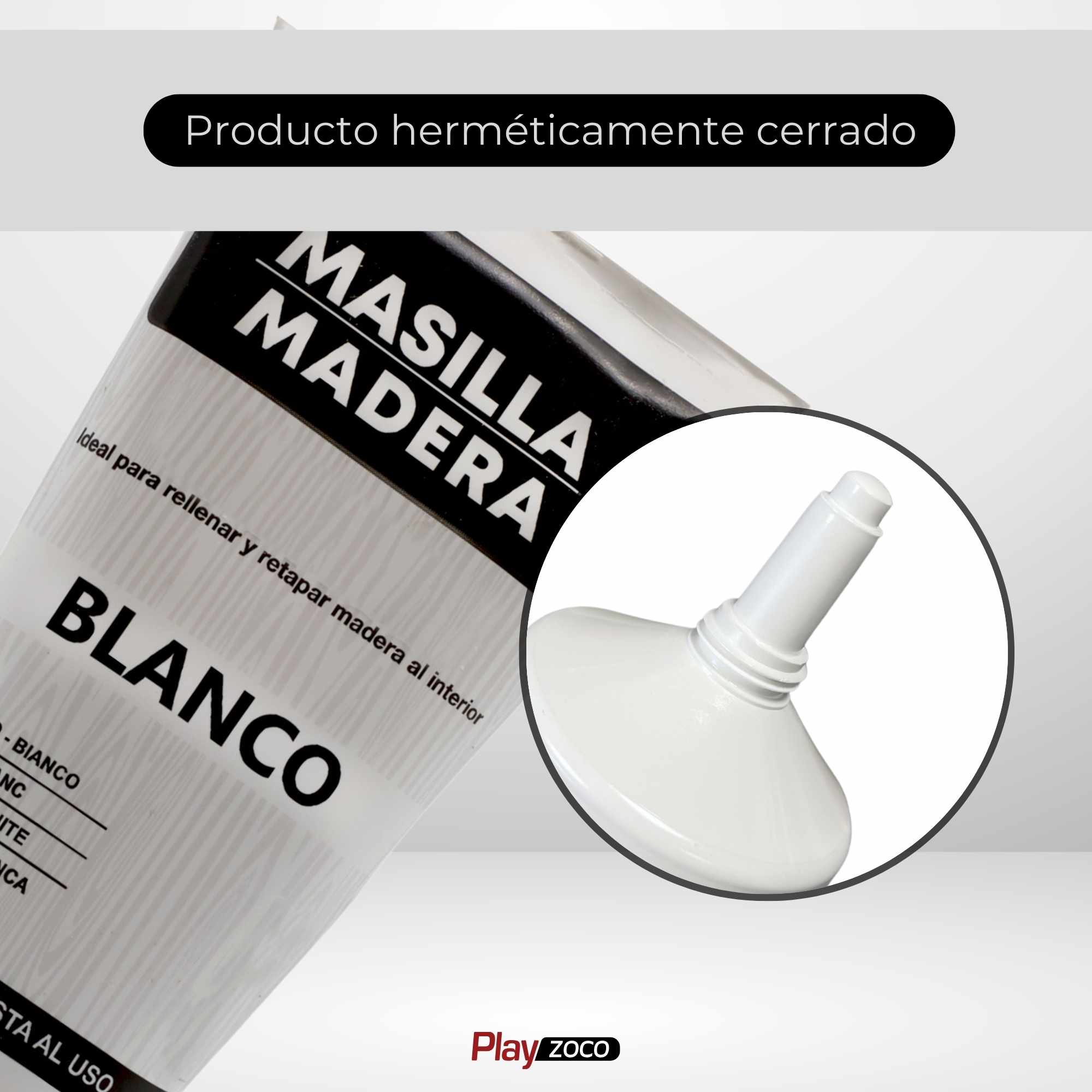 Masilla madera blanca en tubo 150 gramos - imagen 6