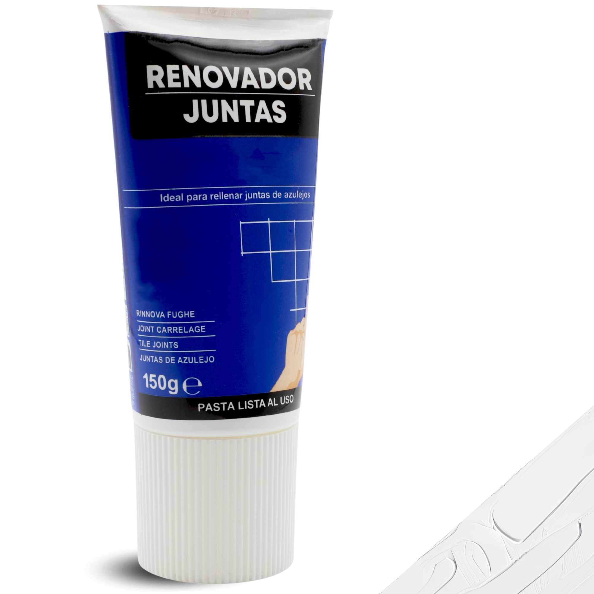 Renovador juntas de azulejos en tubo color blanco 150 gramos