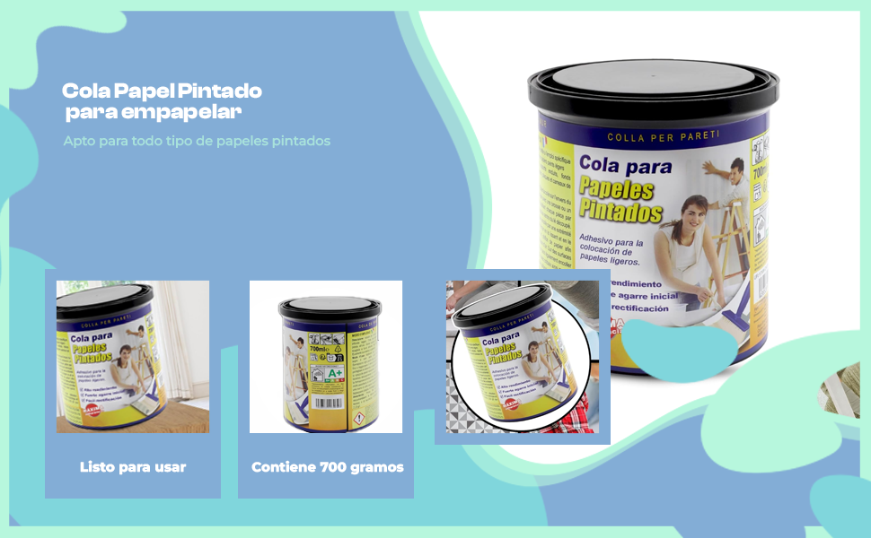 Banner - Cola Papel Pintado para empapelar 700 gramos