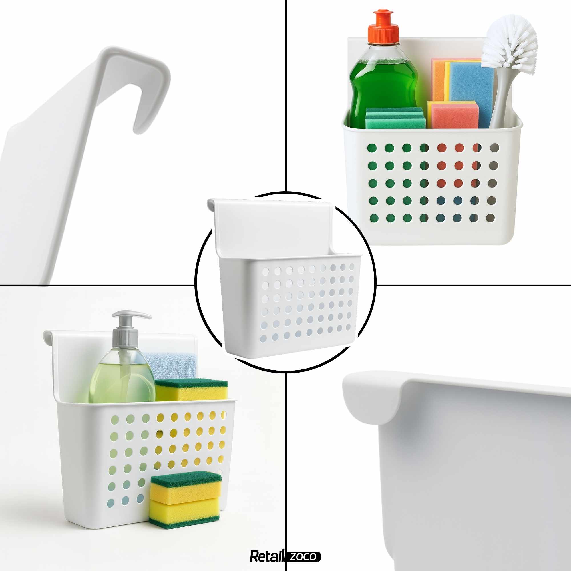Cesta organizadora colgar en cocina - imagen 4