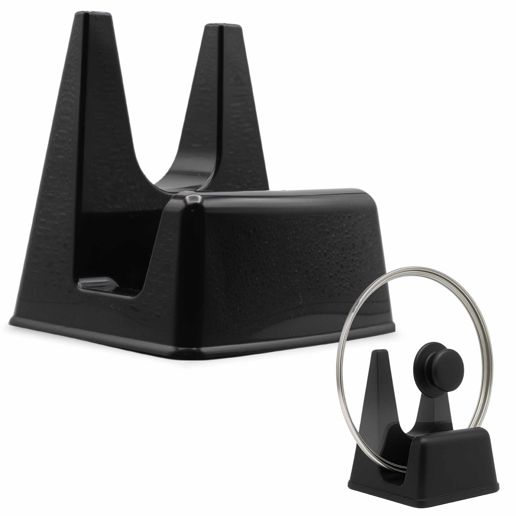 Soporte Tapas Ollas Negro