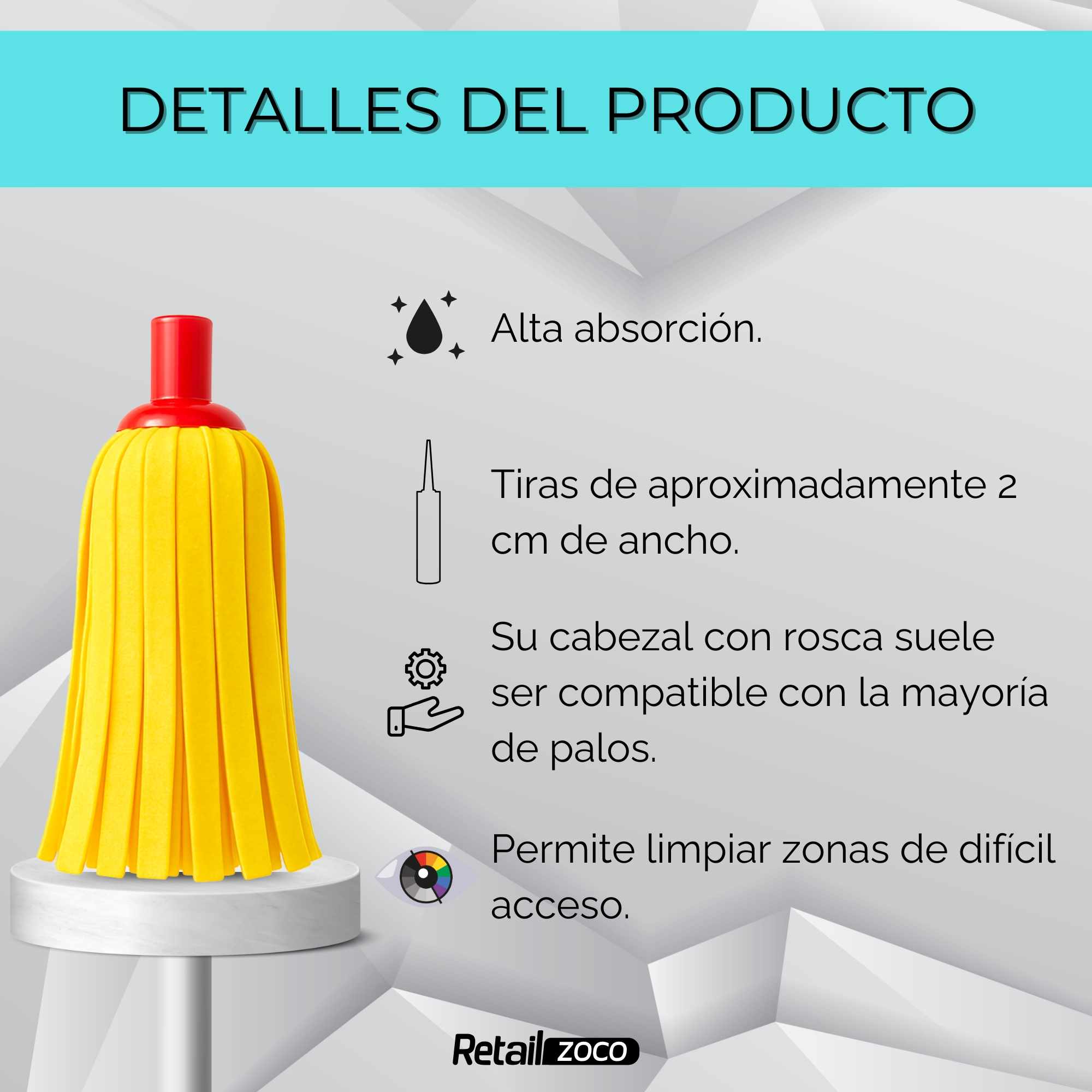 Fregona Tiras Amarillas - imagen 3