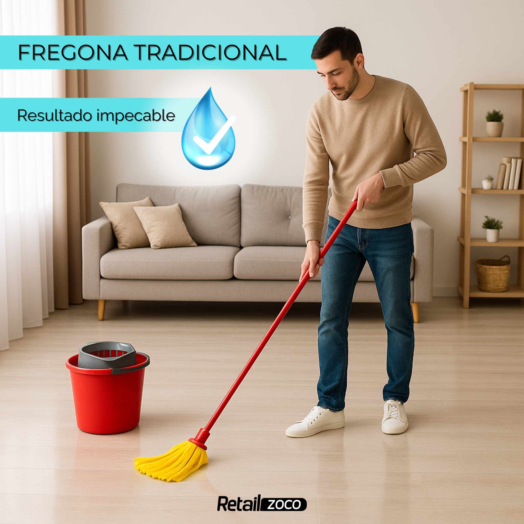Fregona Tiras Amarillas - imagen 2