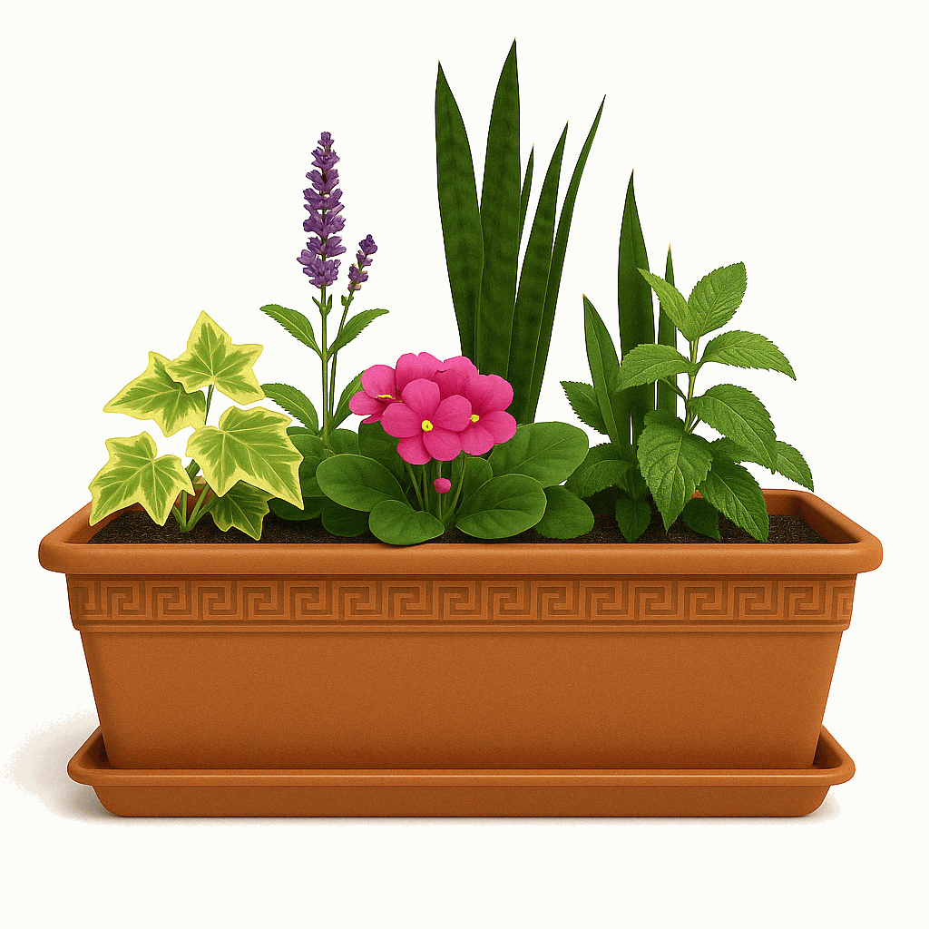 Plato Jardinera de plástico 40 Cm Terracota - imagen 3