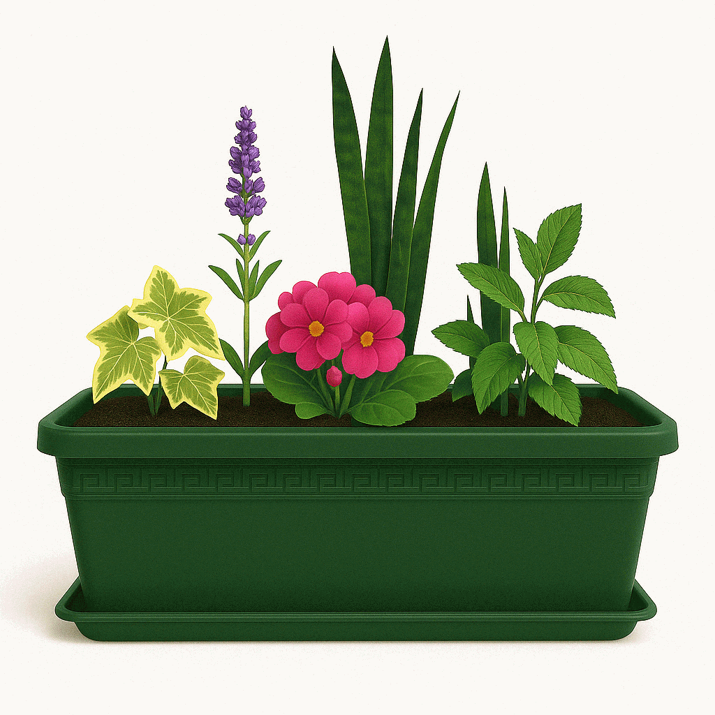 Plato Jardinera de plástico 40 Cm Verde - imagen 3