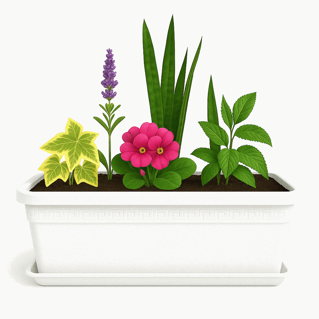 Plato Jardinera de plástico 40 Cm Blanco - imagen 3