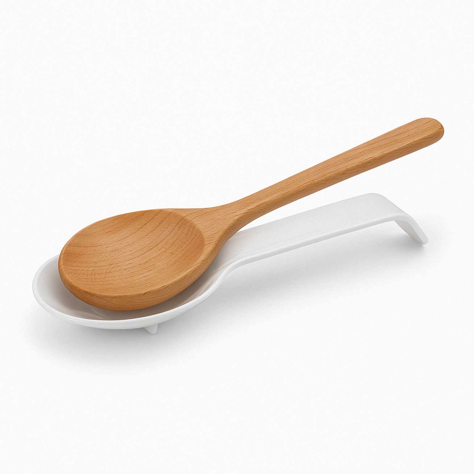 Posa Cuchara de plástico Blanco - imagen 1
