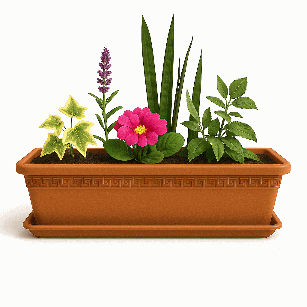 Plato Jardinera de plástico 50 Cm Terracota - imagen 3