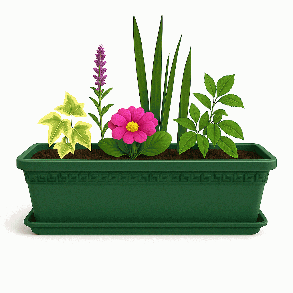 Plato Jardinera de plástico 50 Cm Verde - imagen 3