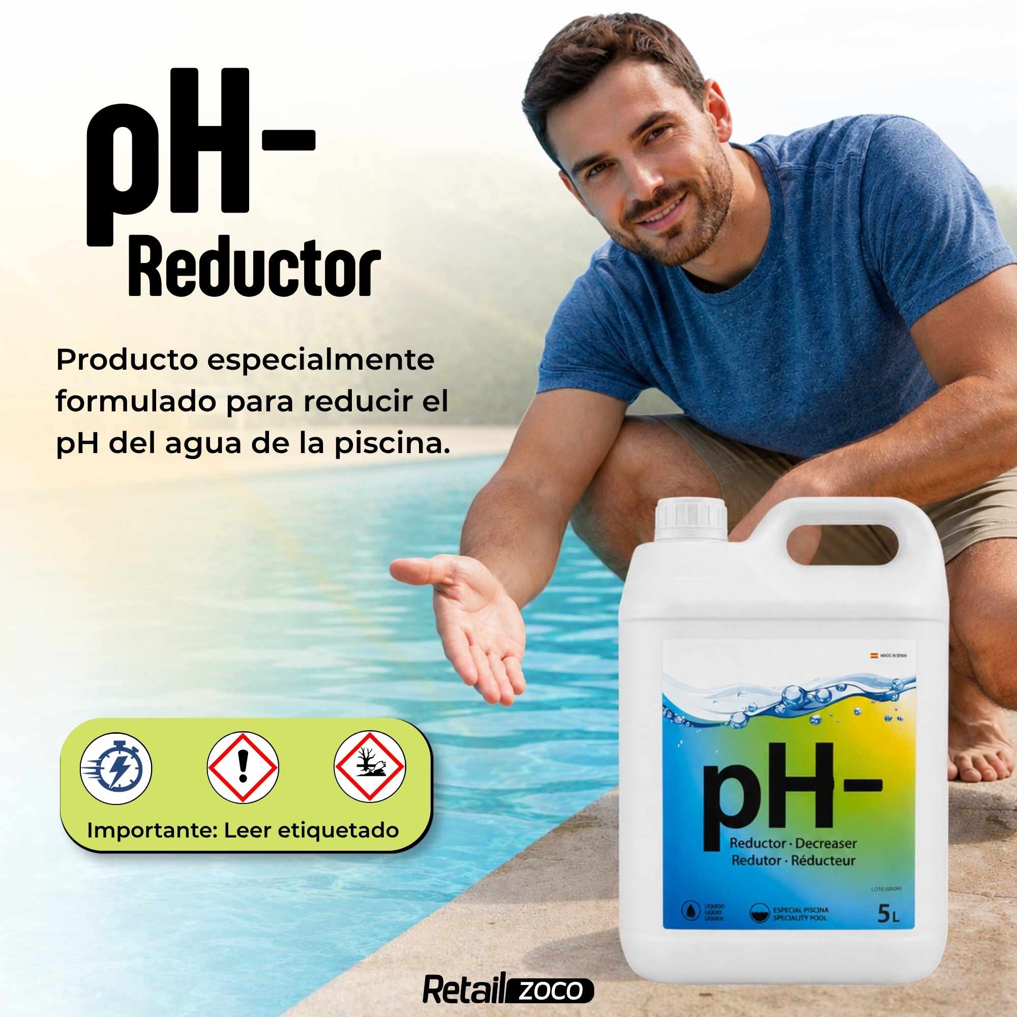Reductor pH liquido 5 Litros - imagen 2