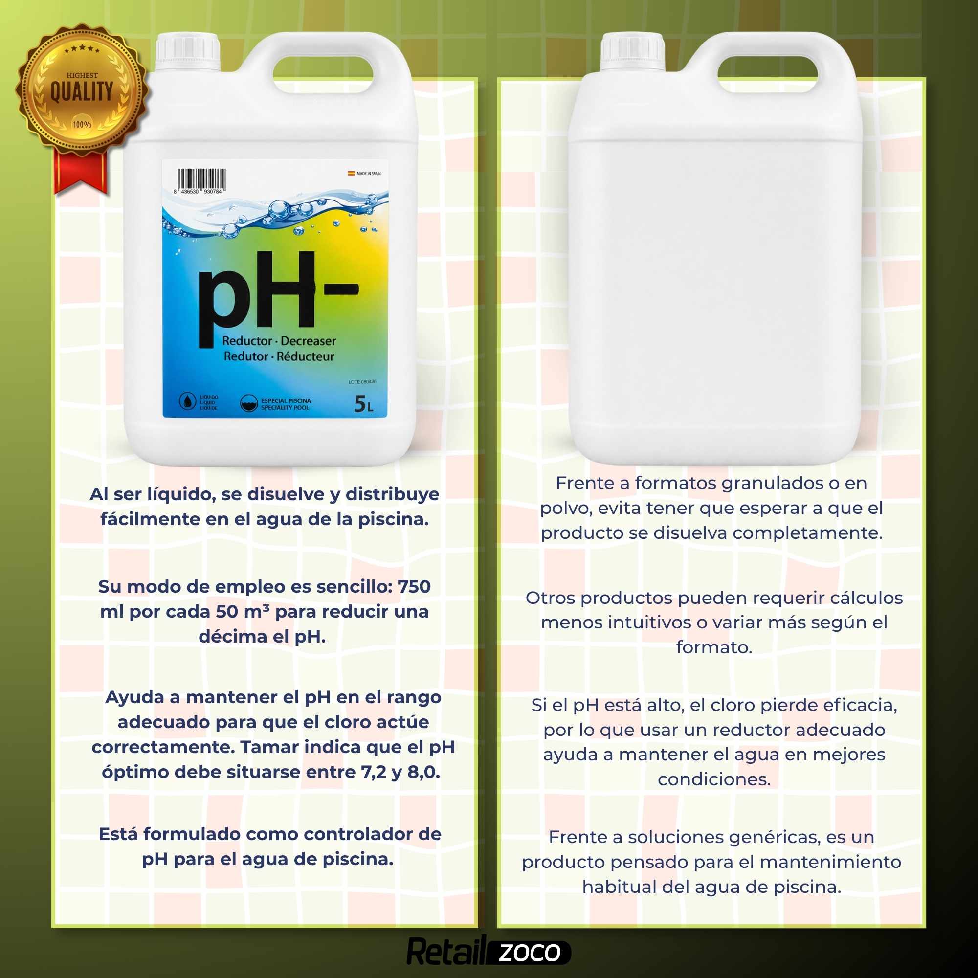 Reductor pH liquido 5 Litros - imagen 4