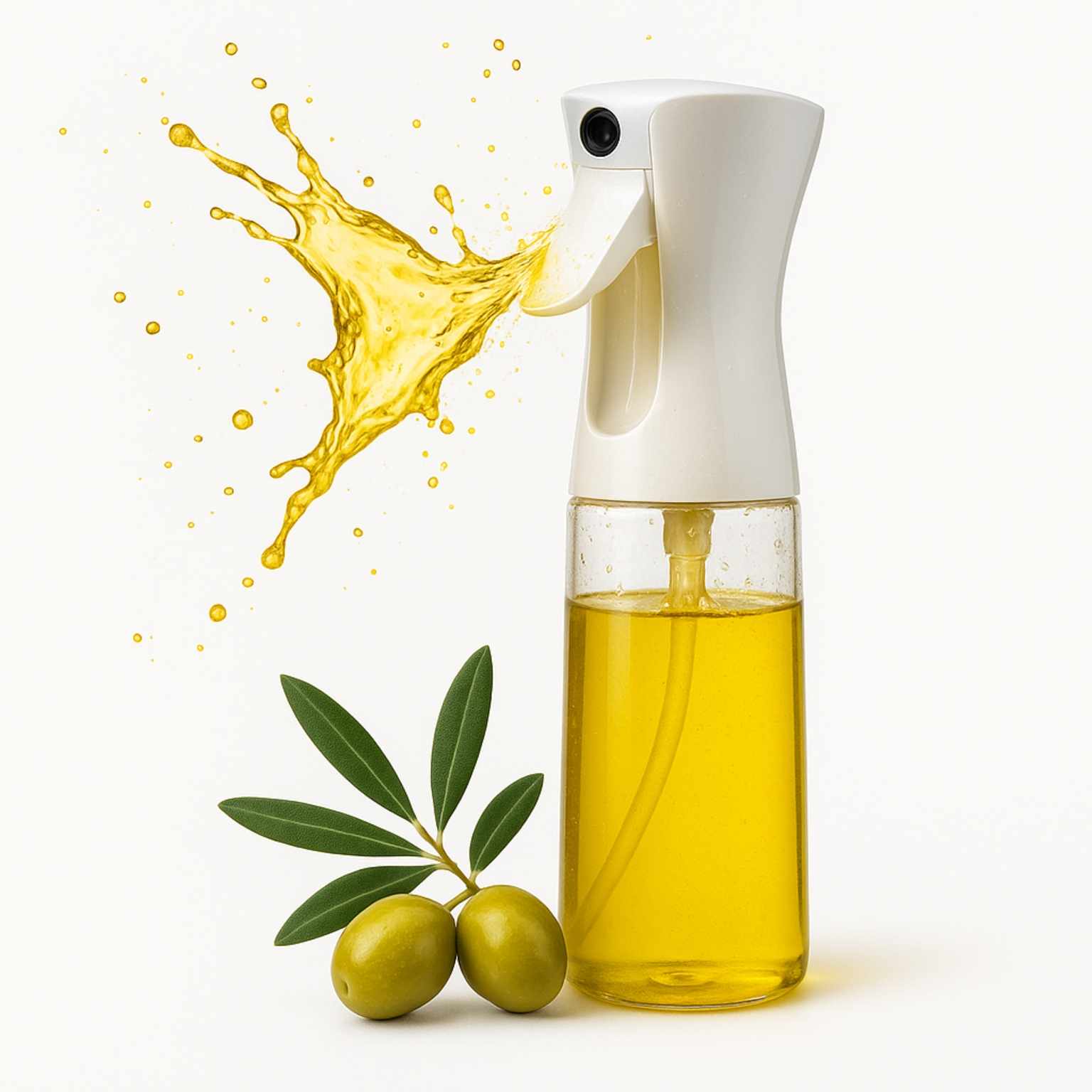 Pulverizador Aceite de plástico  200 Ml Blanco - imagen 1